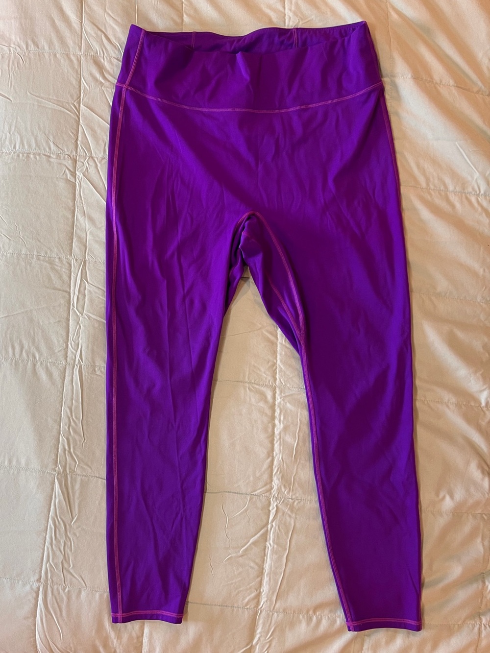 Fabletics Purple High-Rise Performance Leggings